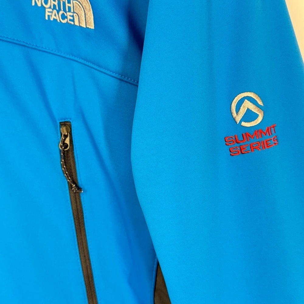 The North Face Womens Summit Series Windstopper Soft Shell Jacket Blue Size L - Picture 9 of 10
